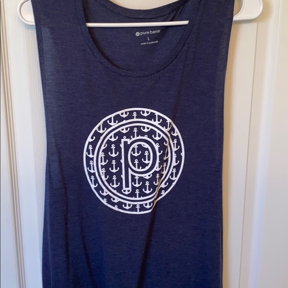 Pure Barre Tops - Pure barre anchor cut off tshirt